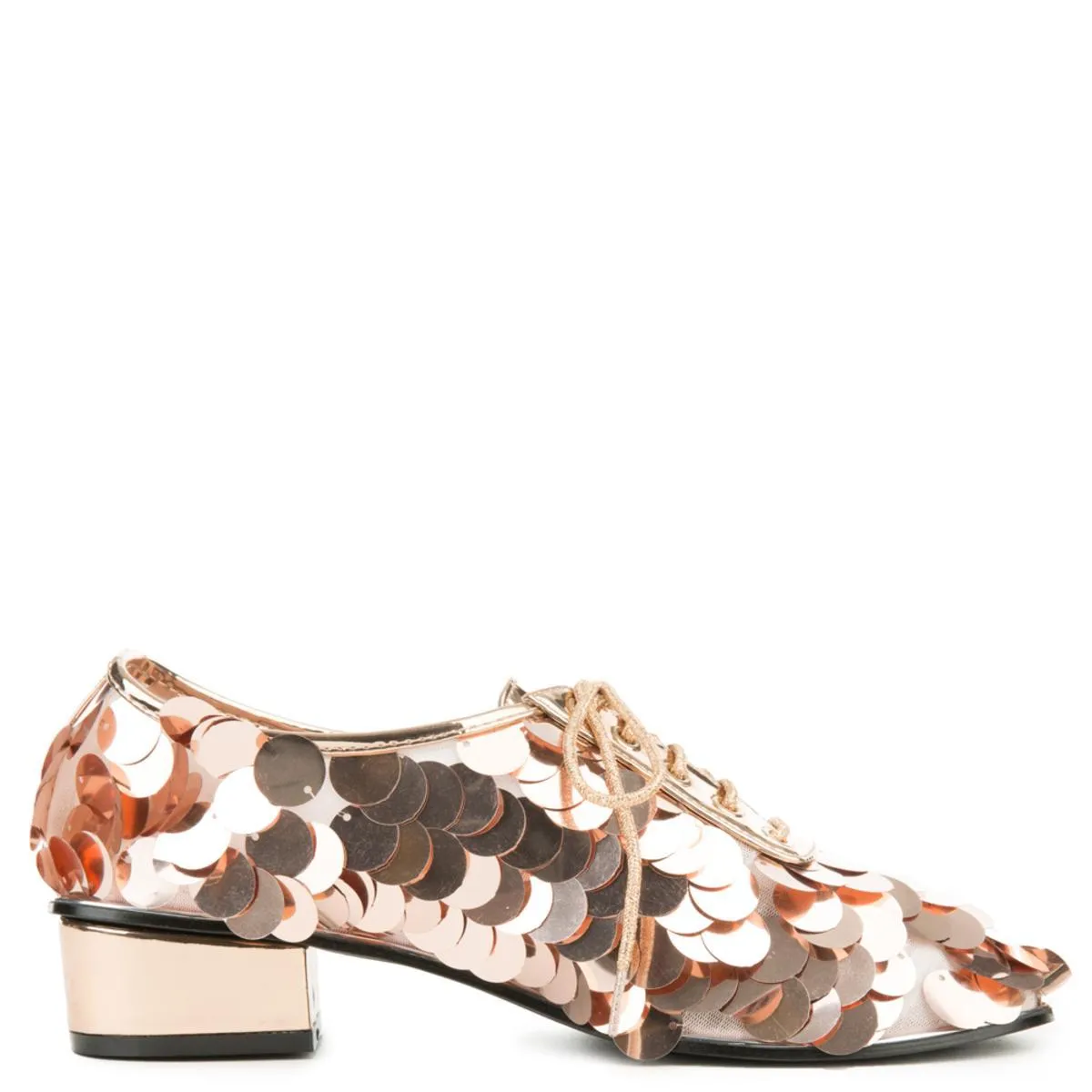 Cape Robbin Michonne-1 Rose Gold Oxfords rose gold