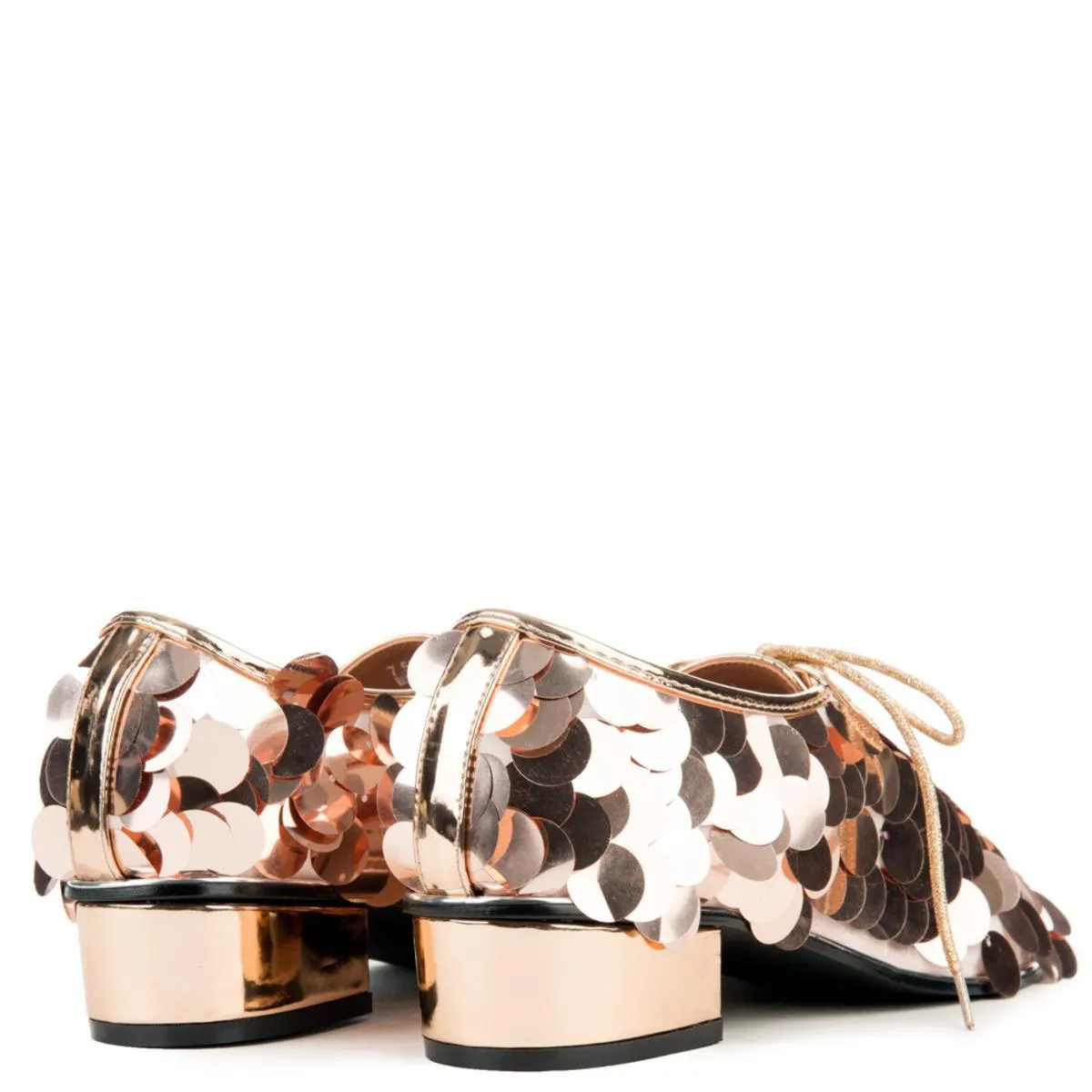 Cape Robbin Michonne-1 Rose Gold Oxfords rose gold