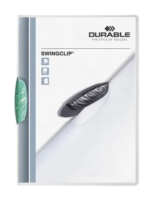 Cartellina con clip Swingclip® Durable Verde Scuro