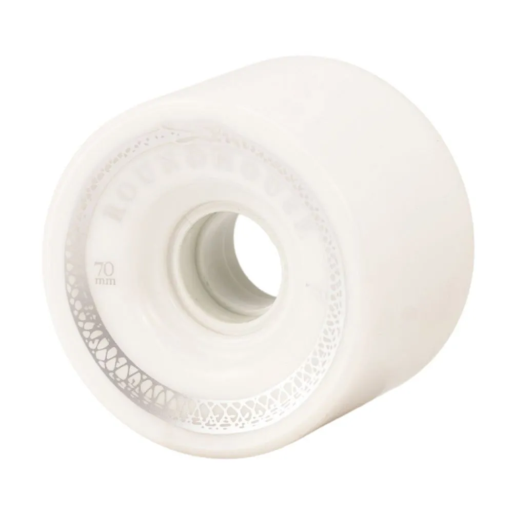 Carver Surf Skate Skateboard Roundhouse Wheels - 70mm 78a Mag - Shell White