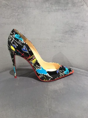 Christian Louboutin Loubitag So Kate 120 Pumps Size 7.5/37.5