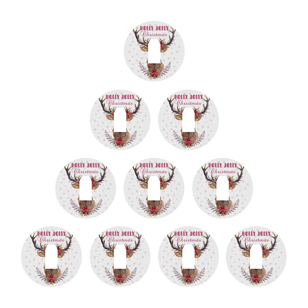 Christmas deer decorative adhesive patches - all devices.