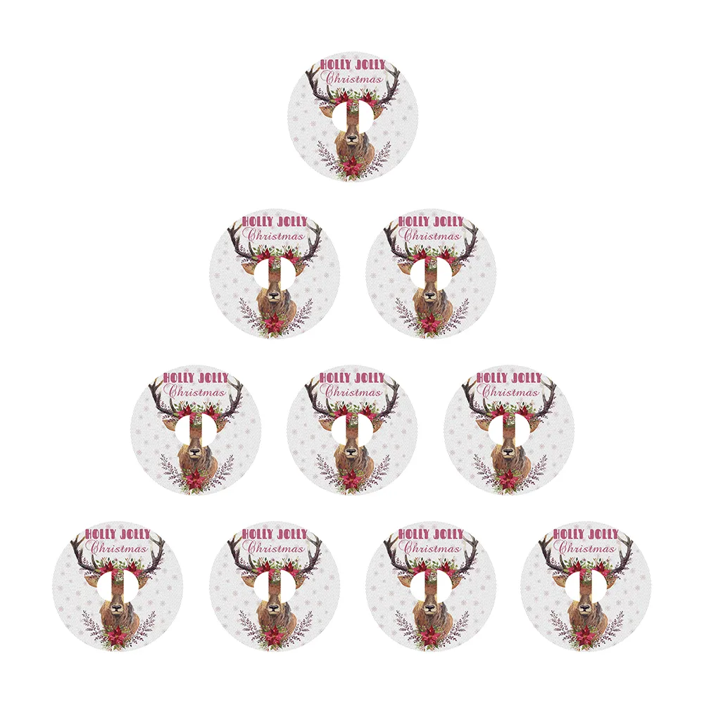 Christmas deer decorative adhesive patches - all devices.