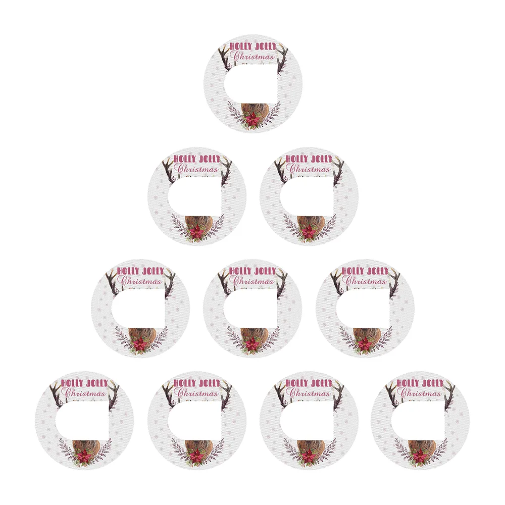 Christmas deer decorative adhesive patches - all devices.