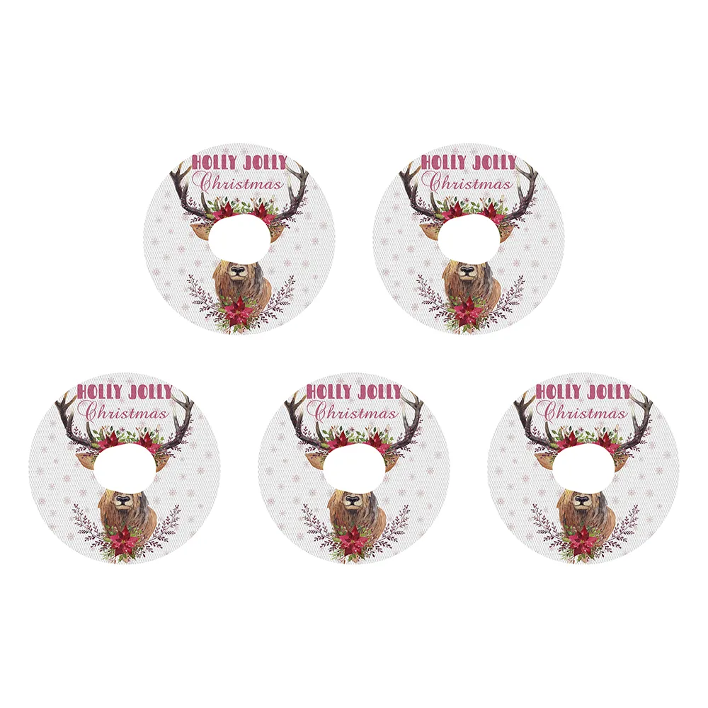 Christmas deer decorative adhesive patches - all devices.
