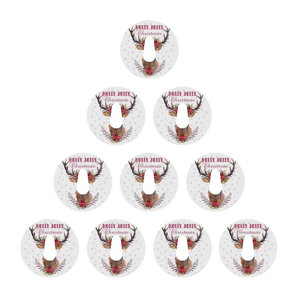Christmas deer decorative adhesive patches - all devices.