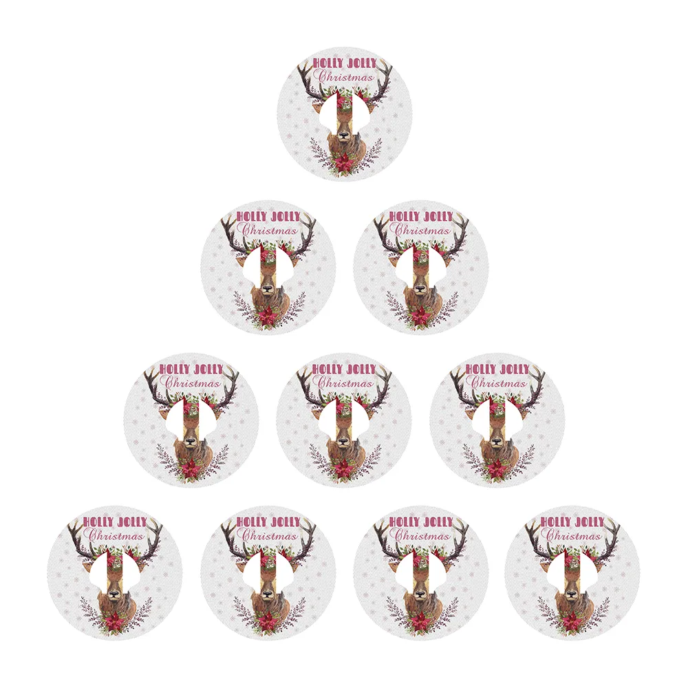 Christmas deer decorative adhesive patches - all devices.