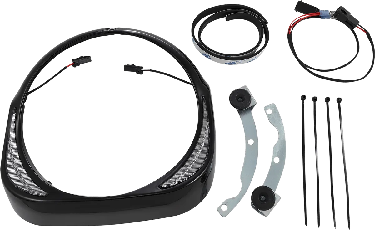 Ciro 45211 Headlight Bezel - Black