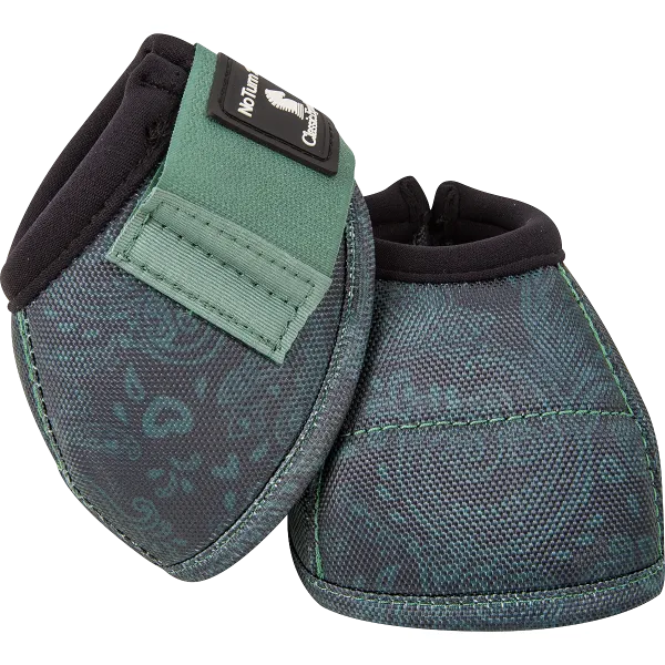 Classic Equine DyNo Turn Designer Line Bell Boot-Spruce Paisley