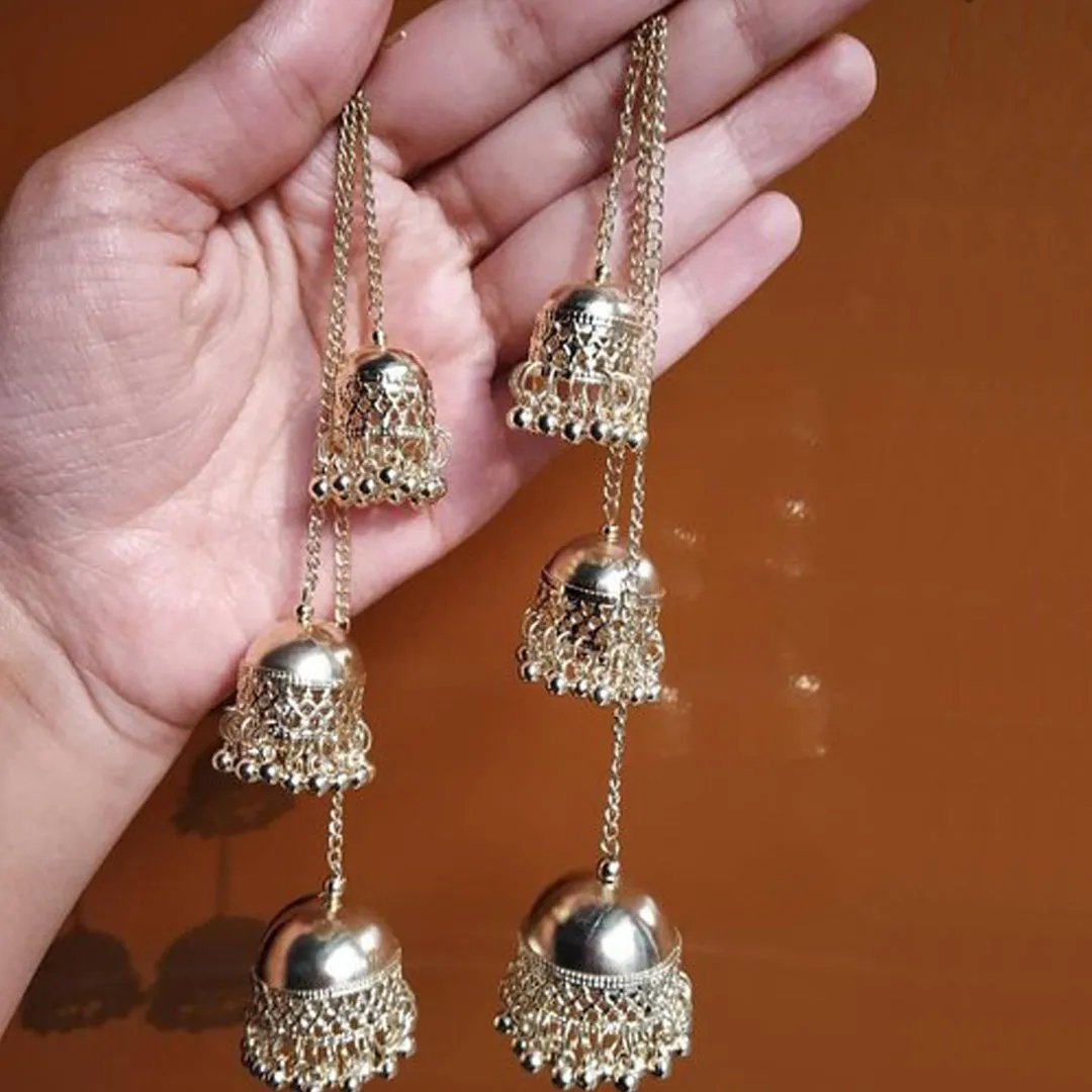 Combo of 4 Classic Layered Beads Jhumki
