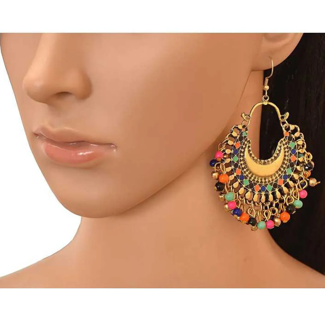 Combo of 4 Classic Layered Beads Jhumki
