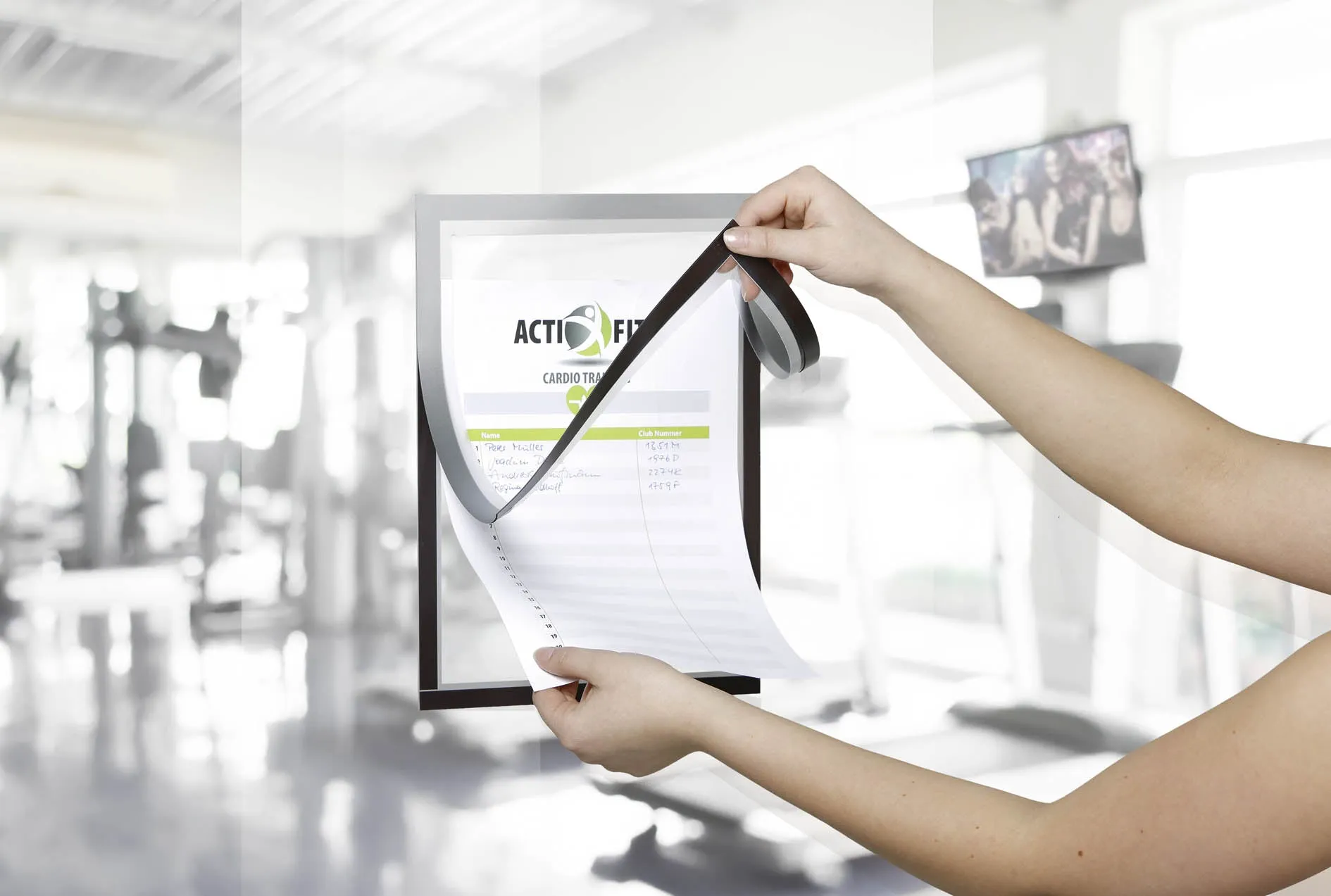Cornice Adesiva Duraframe® Note A4 Durable A4 Argento