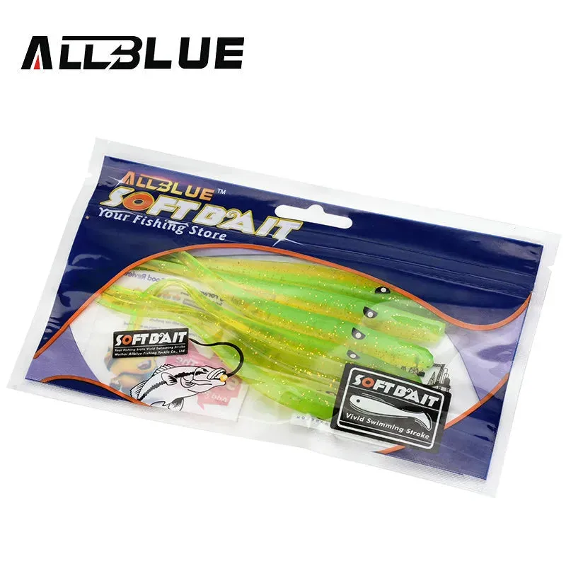 Crazy Slug 130mm 6pcs/bag Soft Fishing Lure Artificial Bait Silicone Worm Shad