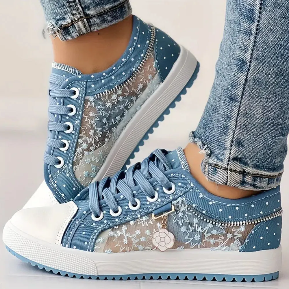 Debora | Stylish Lace-Up Sneakers