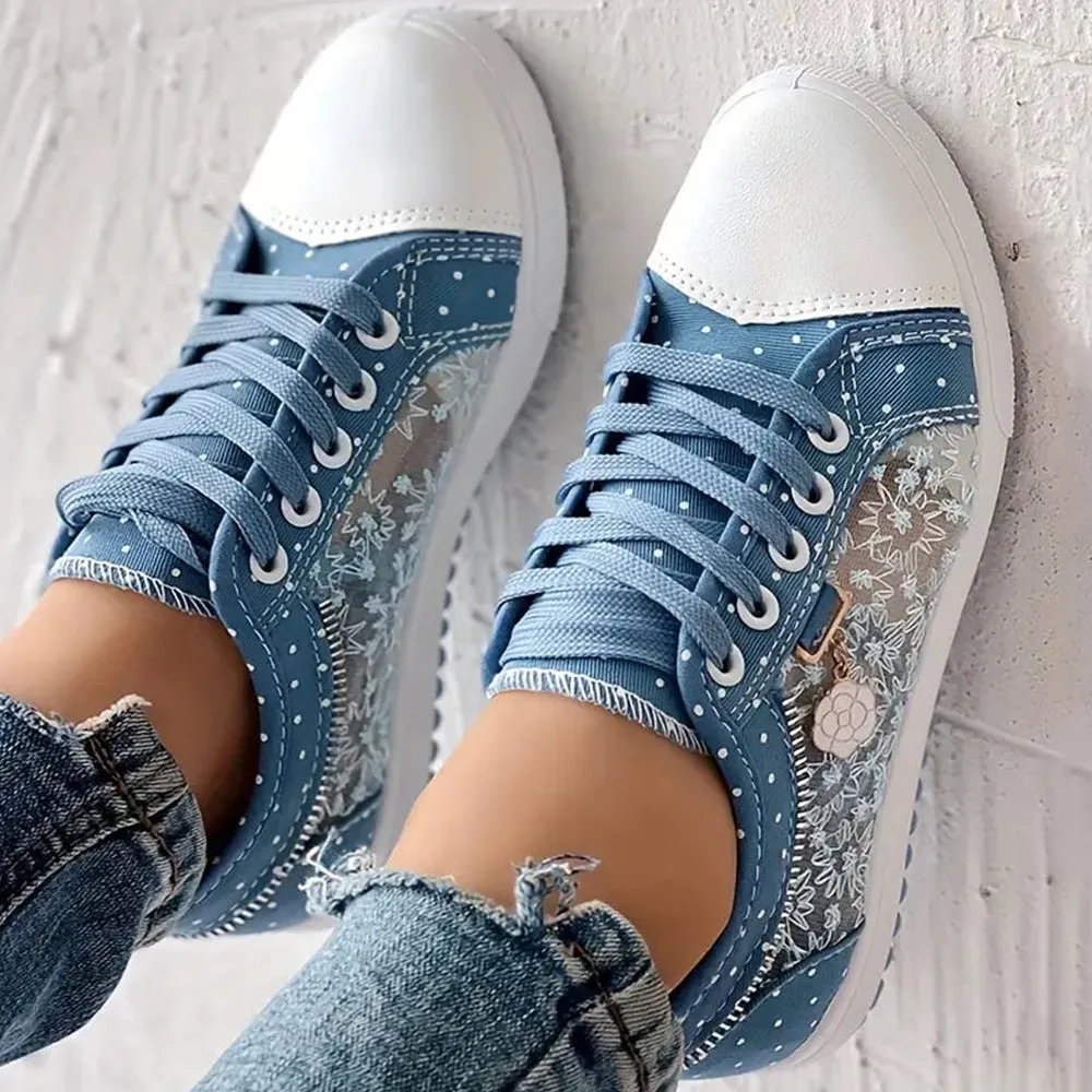 Debora | Stylish Lace-Up Sneakers