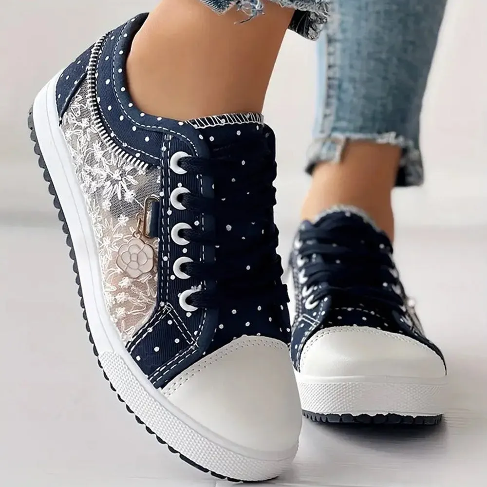 Debora | Stylish Lace-Up Sneakers