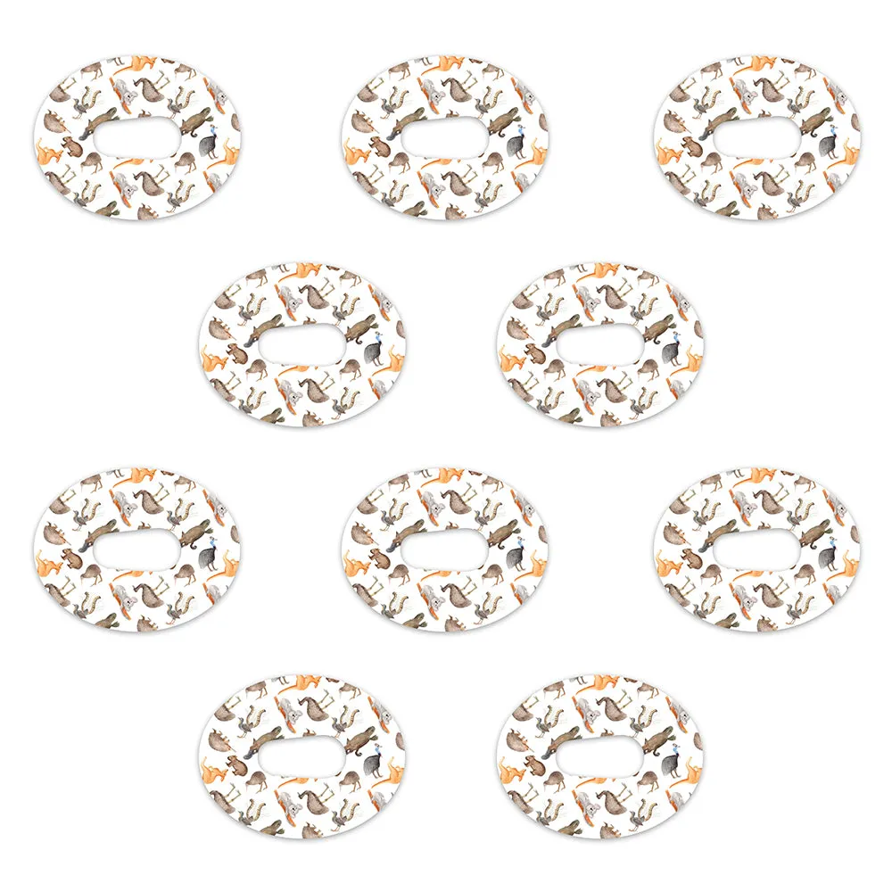 Dexcom Native Animals Design Patches 10 pack