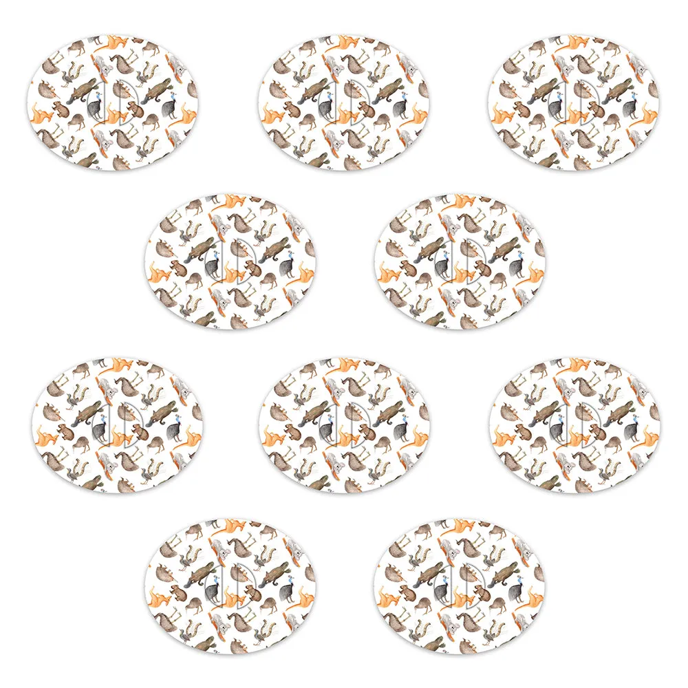 Dexcom Native Animals Design Patches 10 pack