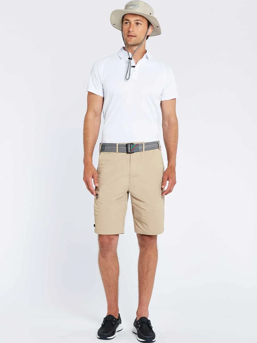 DUBARRY Menton Mens Short-Sleeve Technical Polo - White