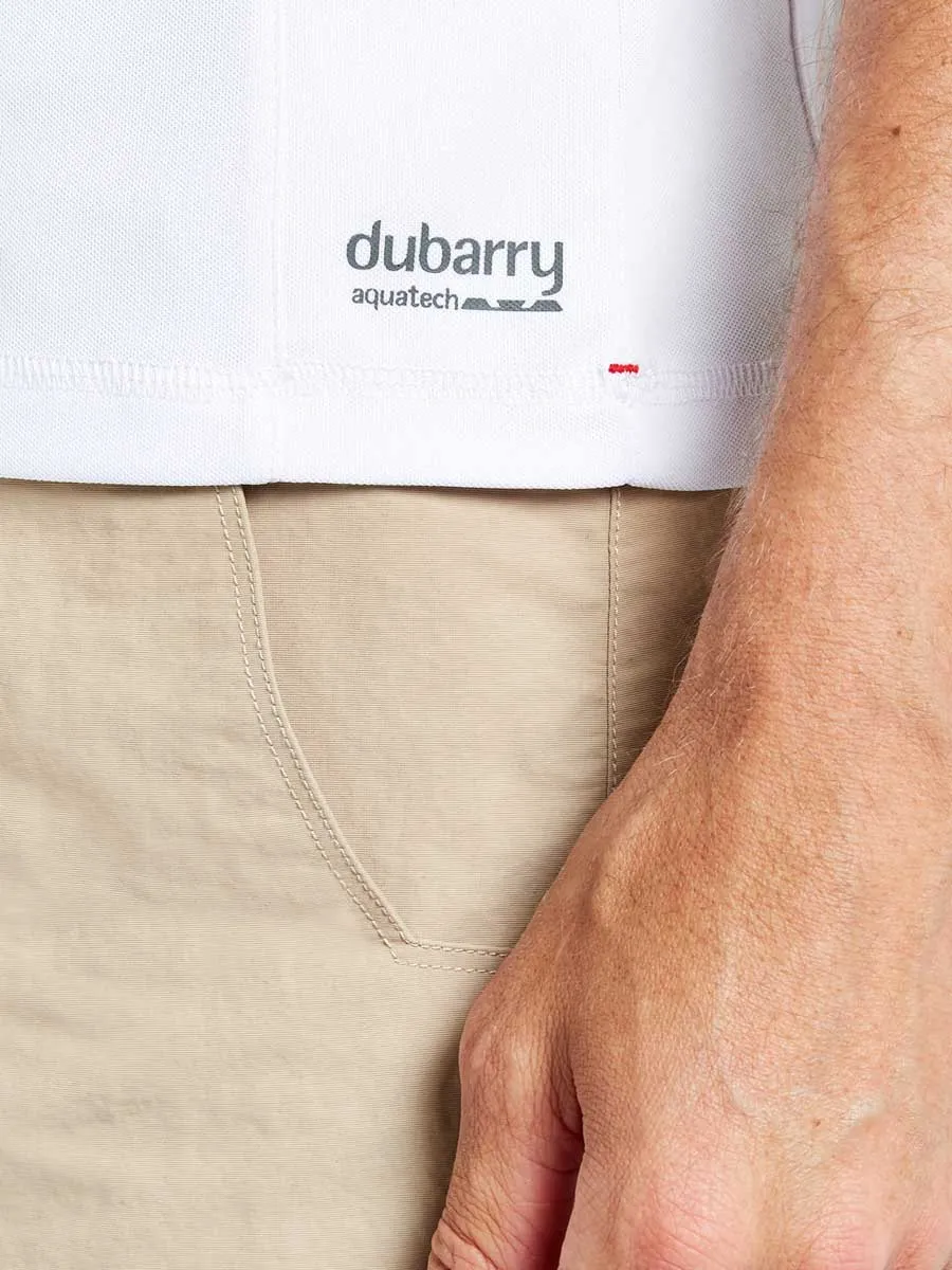 DUBARRY Menton Mens Short-Sleeve Technical Polo - White