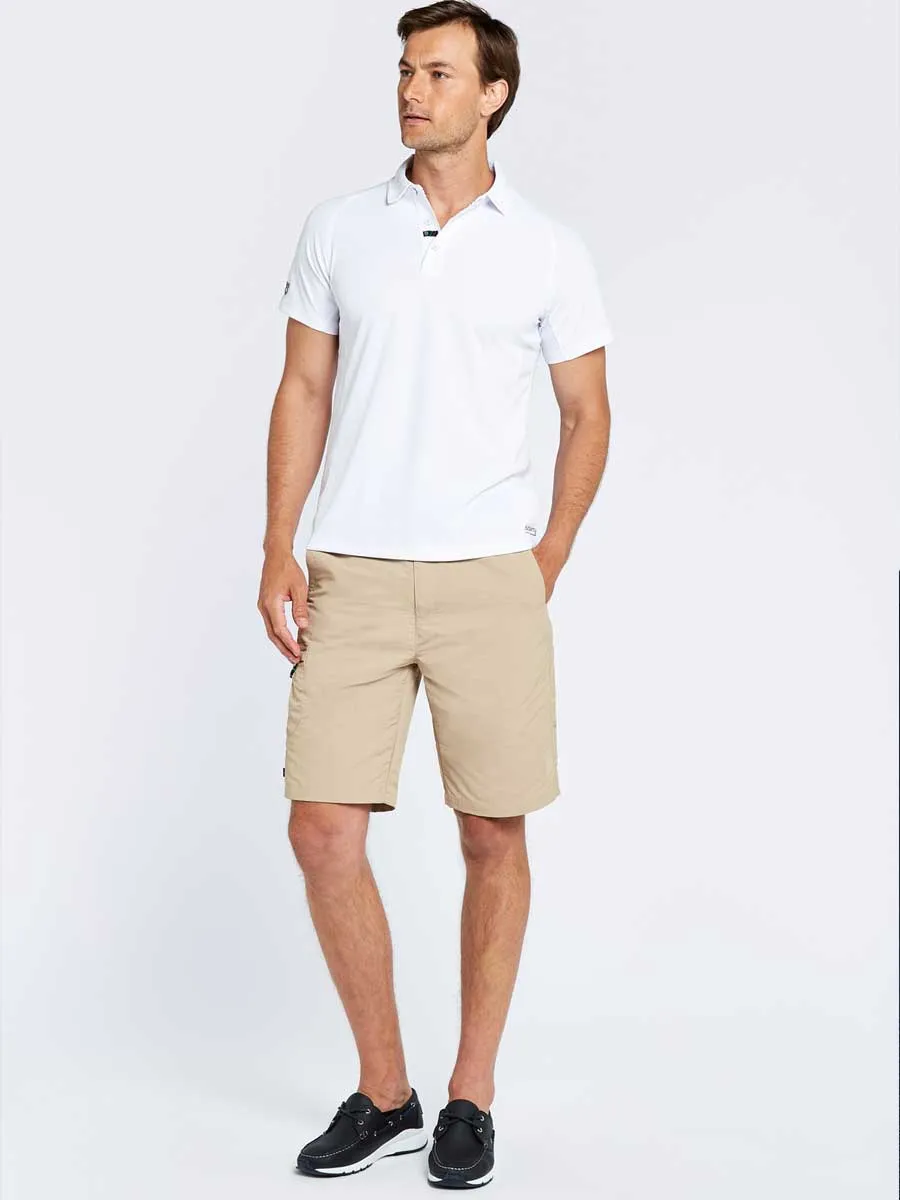 DUBARRY Menton Mens Short-Sleeve Technical Polo - White