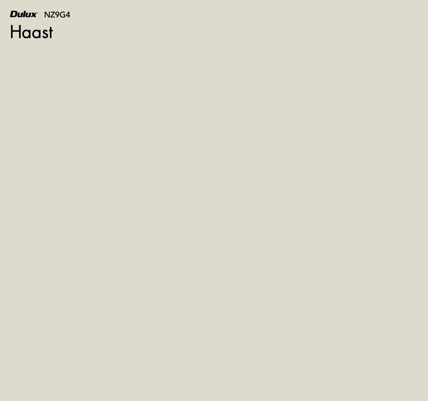 Dulux Haast