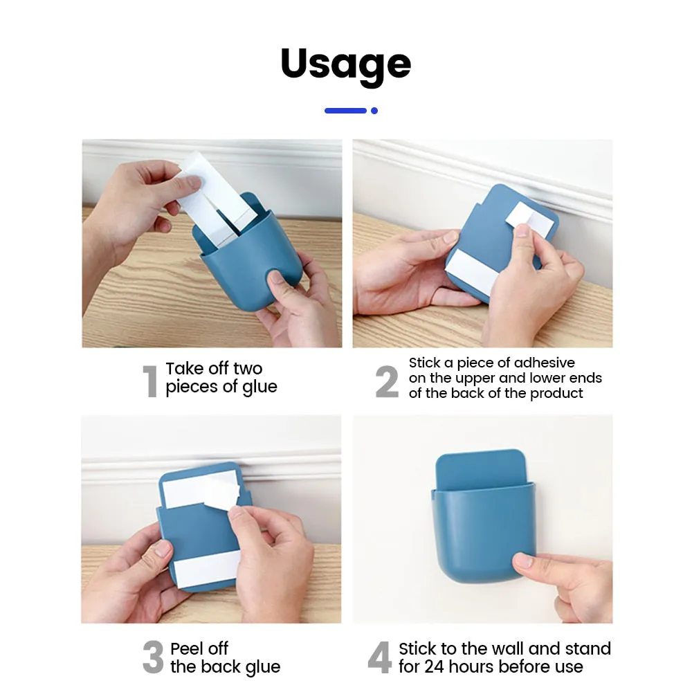 Durable Wall Adhesive Remove and Phone Holder Storage