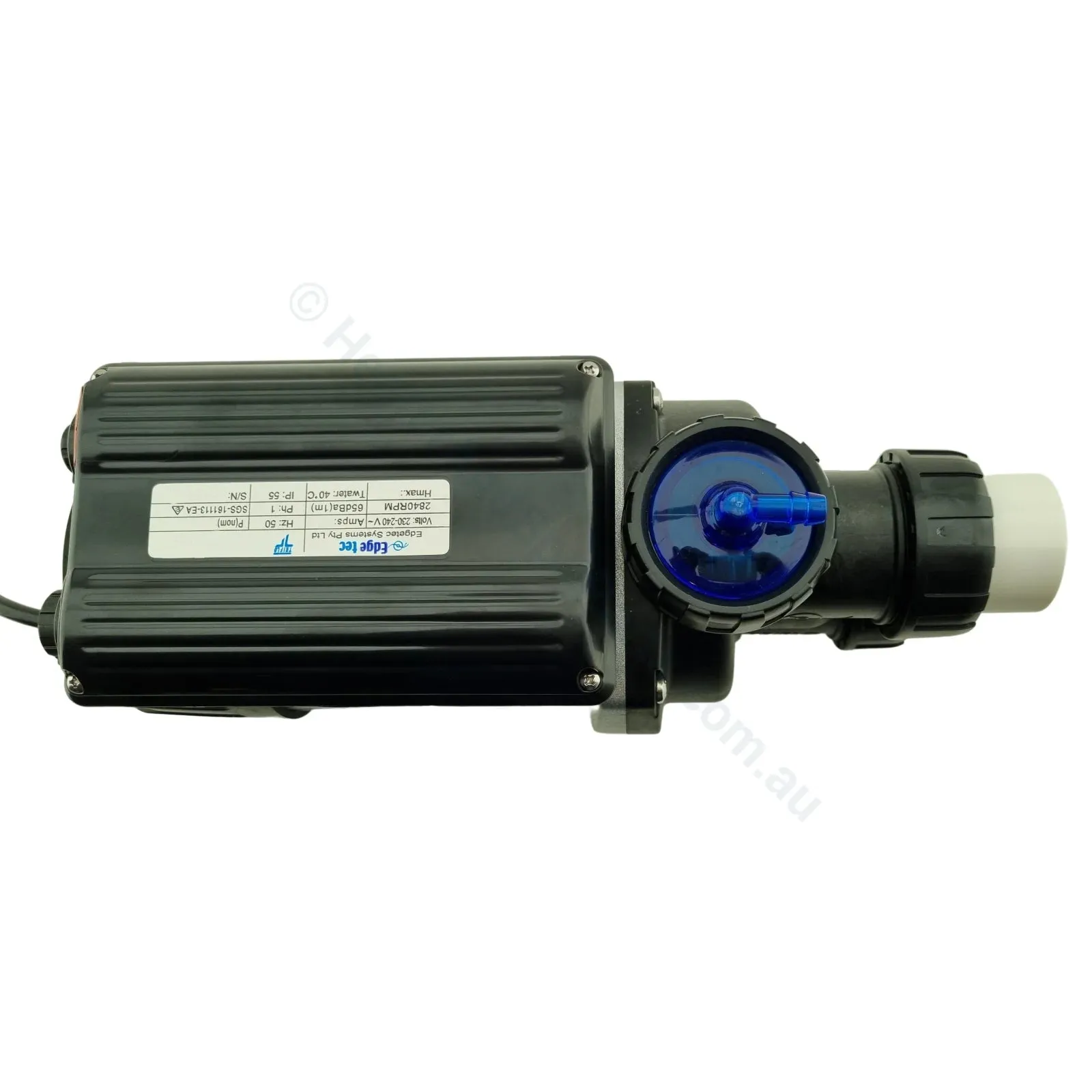 Edgetec / Decina 1.5HP Xtra-Heat w/ Air Switch - Heated Spa Bath Pumps - Triflo