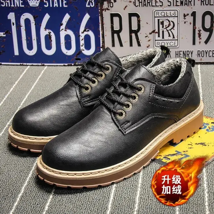 England Luxury Leather Shoes Men Formal Dress Fashion Oxfords Spring Autumn New Low-cut Lace-up Non-slip Outdoor Mens Shoes