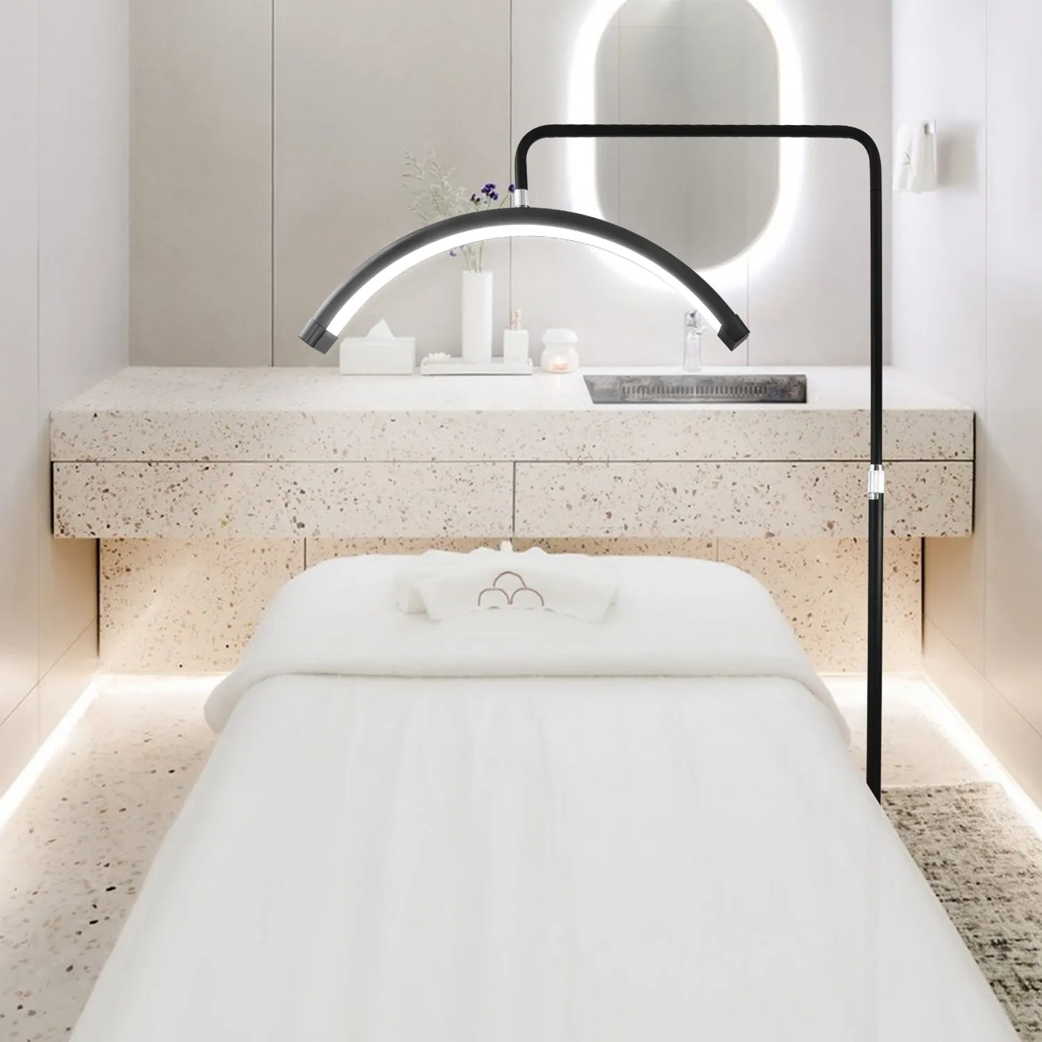Enhance Your Spa Experience with Adjustable LED Lash Light!