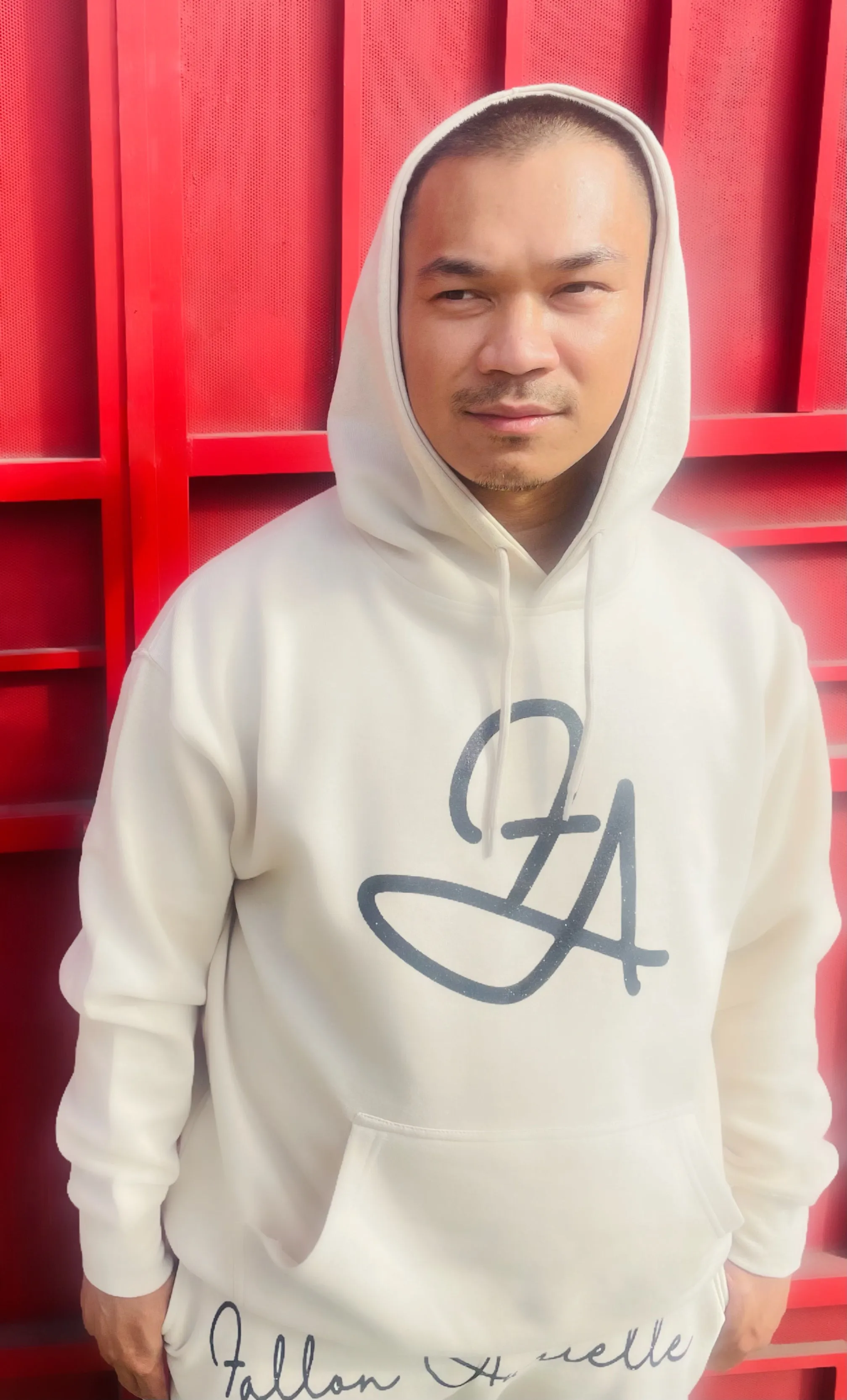 F.A. Unisex Signature Capricorn Zodiac Jogging Set (Beige & Black Sparkle)