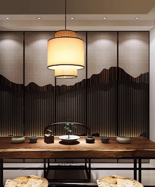 Fabric Pendant Light