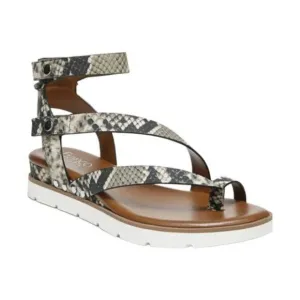 Franco Sarto Daven Strappy Sandal Roccia Snake Faux Leather Size 7.5 NWT $110