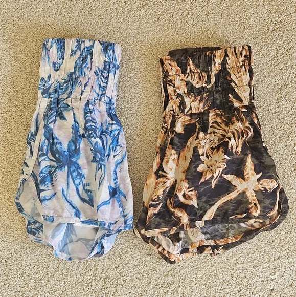 Free People FP Movement The Way Home Printed Shorts Bundle