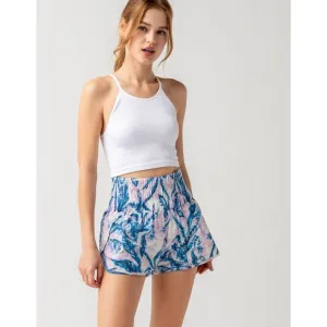 Free People FP Movement The Way Home Shorts in White Combo - Size S