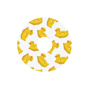 Freestyle Libre Duck Swim Rings Design Patches