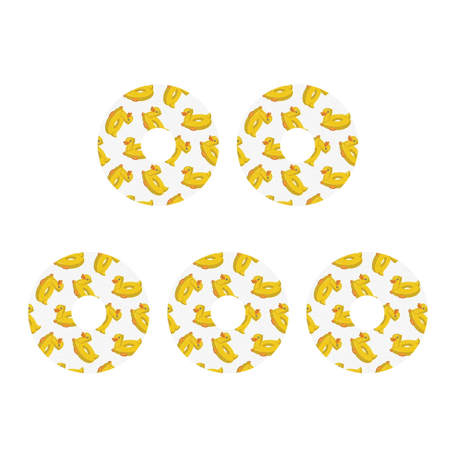 Freestyle Libre Duck Swim Rings Design Patches