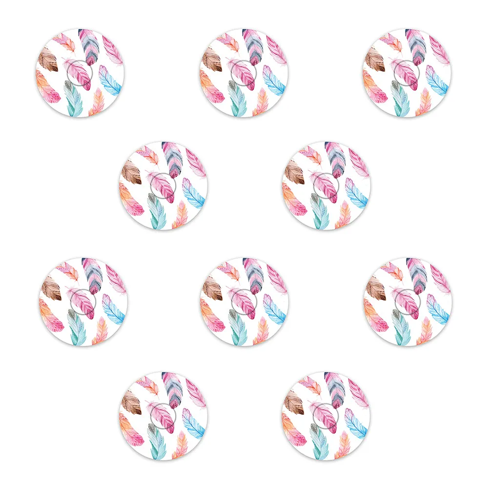 Freestyle Libre Feathers Design Patches