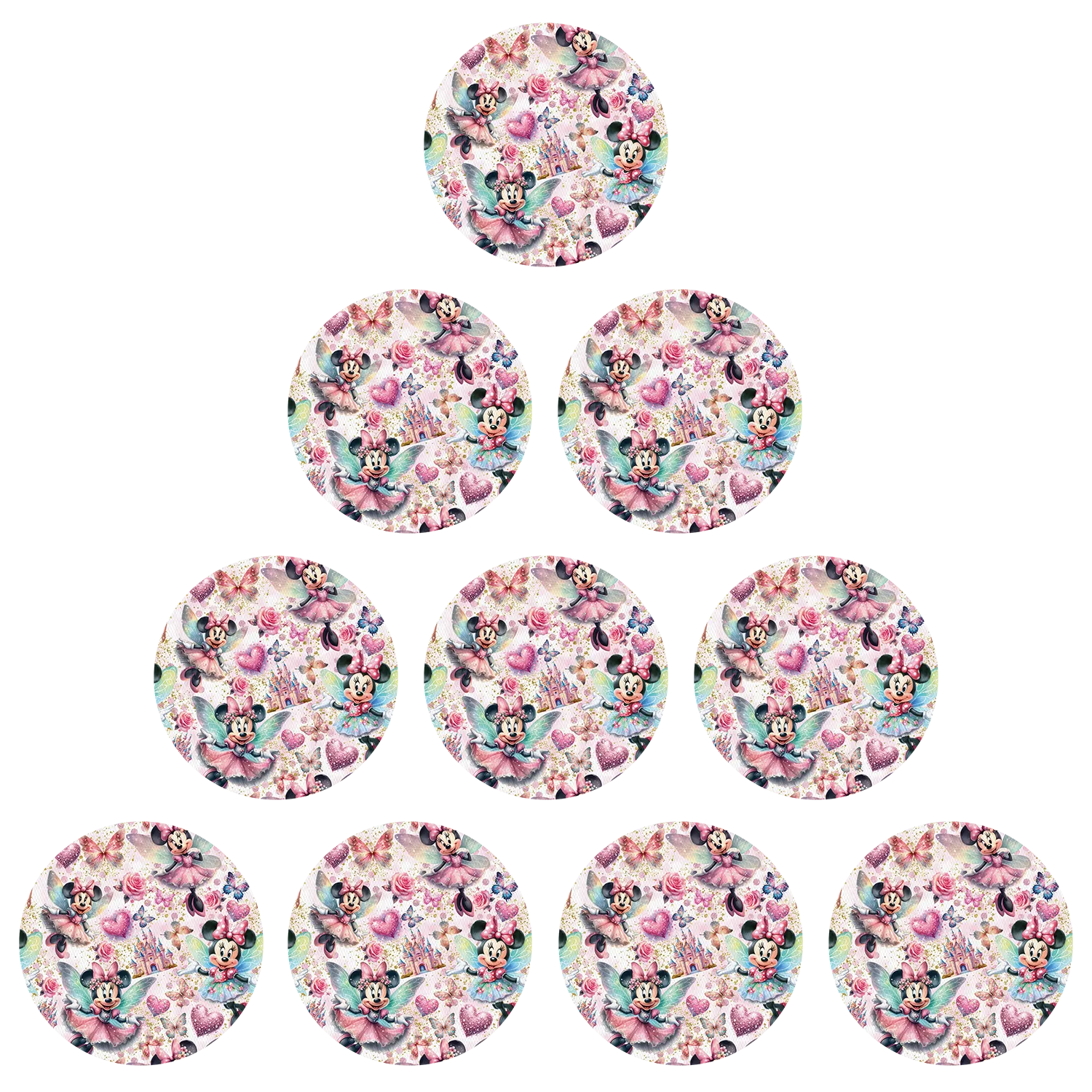 Freestyle Libre Minnie Fairy Princess Design Patches