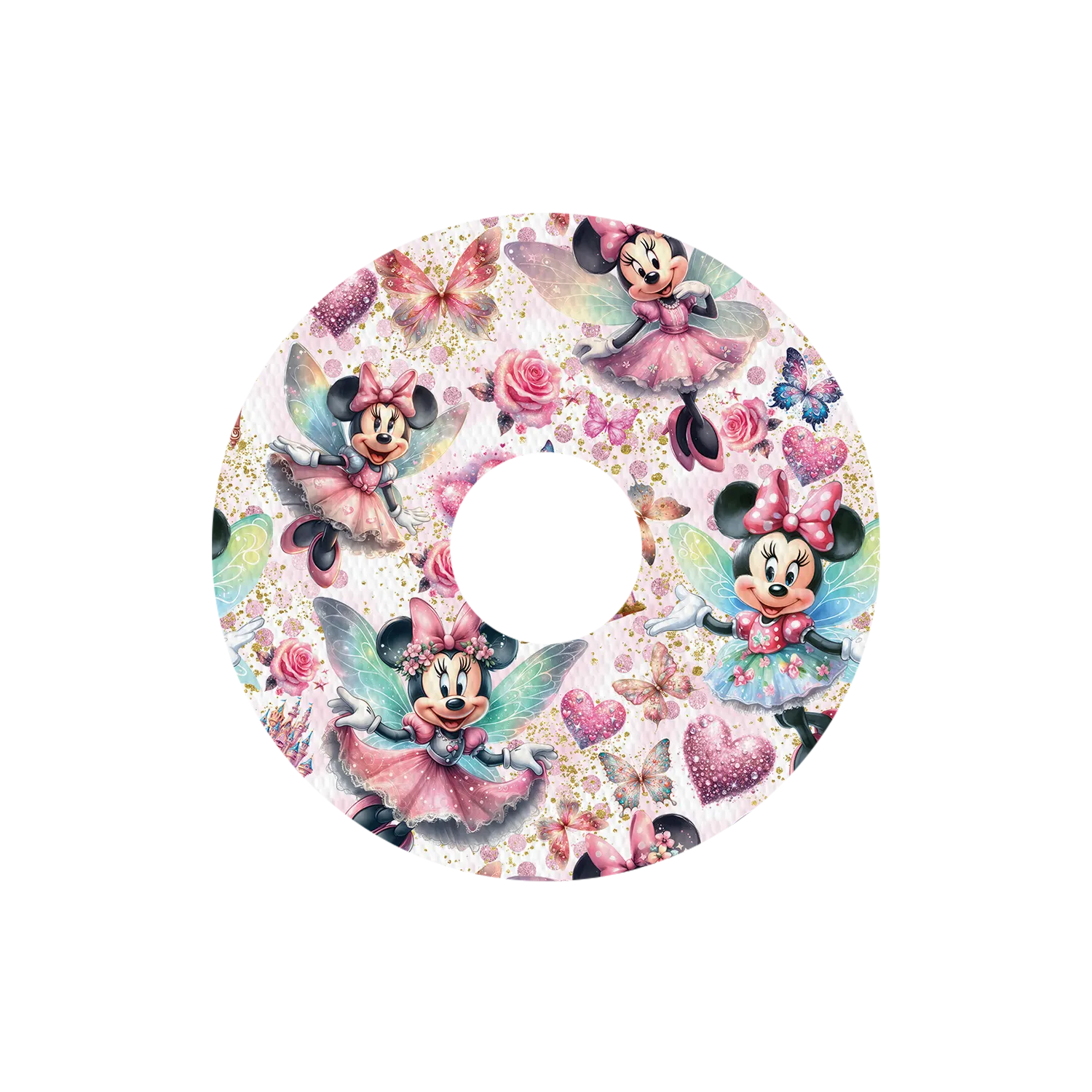 Freestyle Libre Minnie Fairy Princess Design Patches