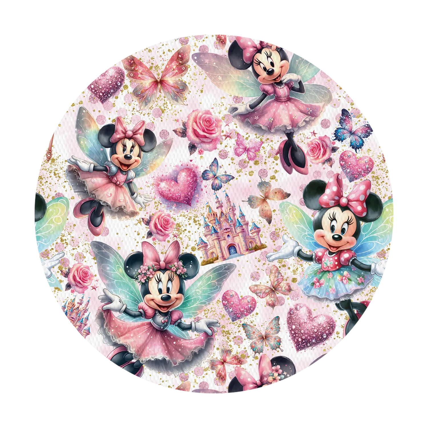 Freestyle Libre Minnie Fairy Princess Design Patches