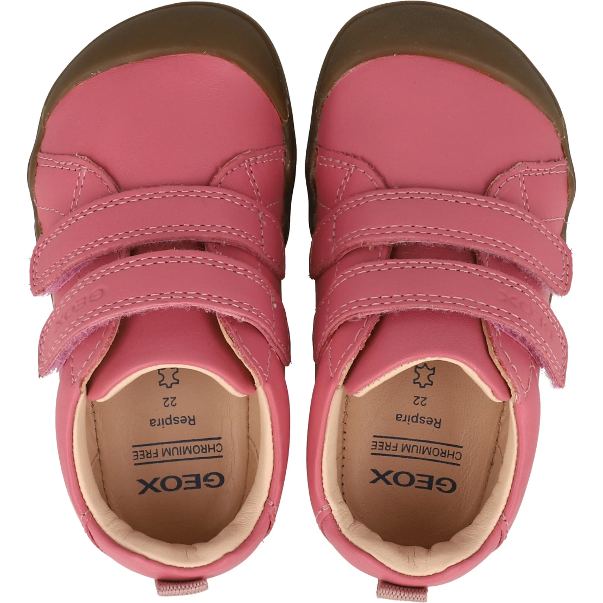Geox Steppieup Dark Pink Baby Sneakers
