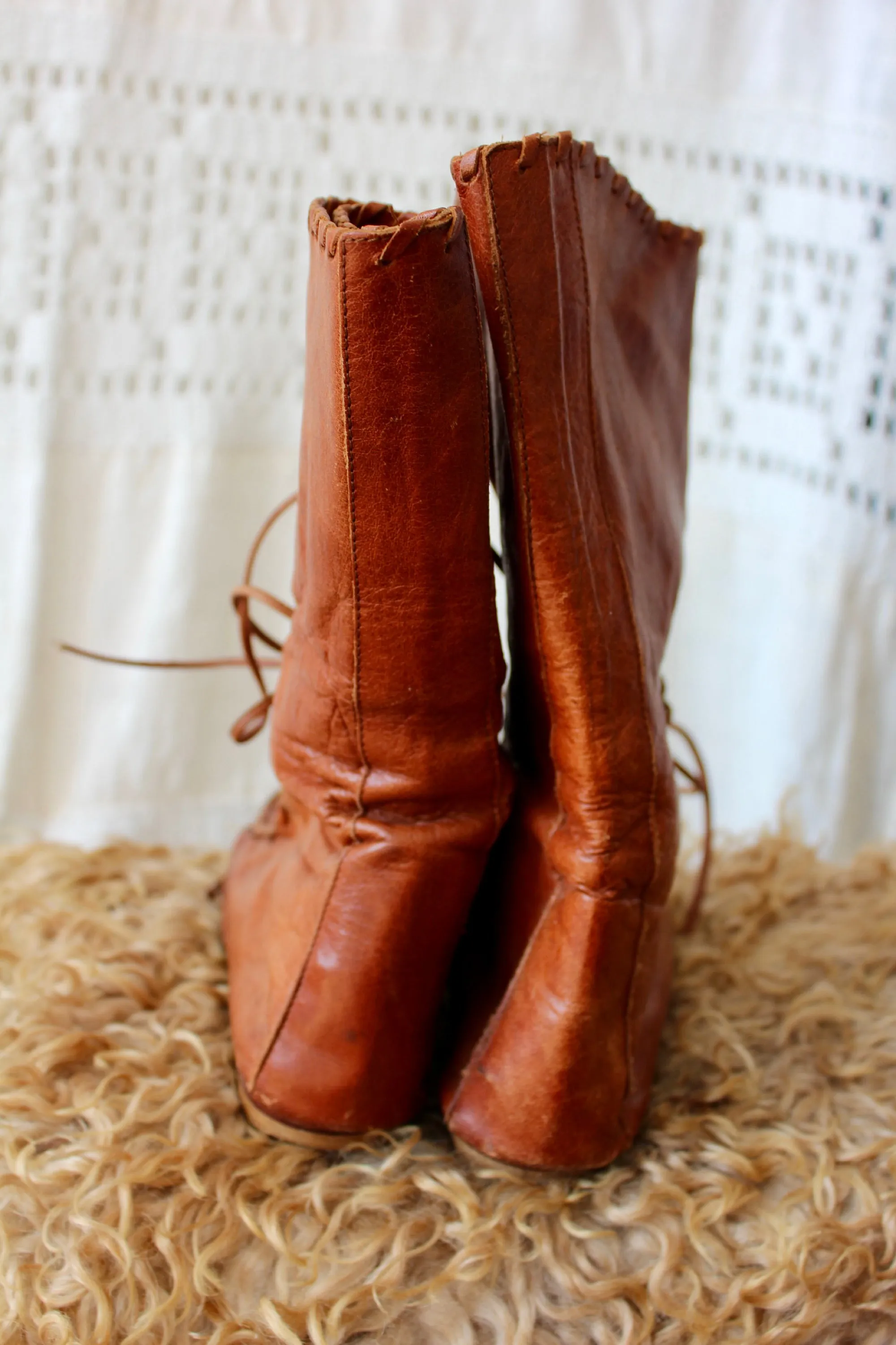HF238 Vintage Lace Up Boot Selected By The Highlands Foundry