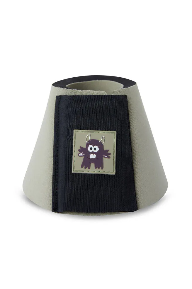 Horze Monster Pony Bell Boots Grey Green