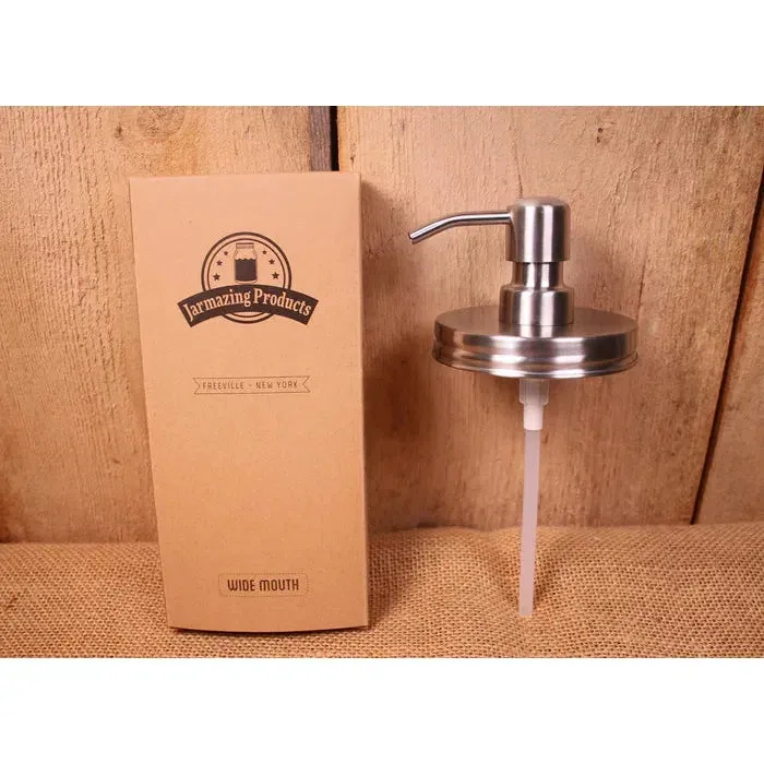 Jarmazing Wide Mason Jar Soap Dispenser Lid