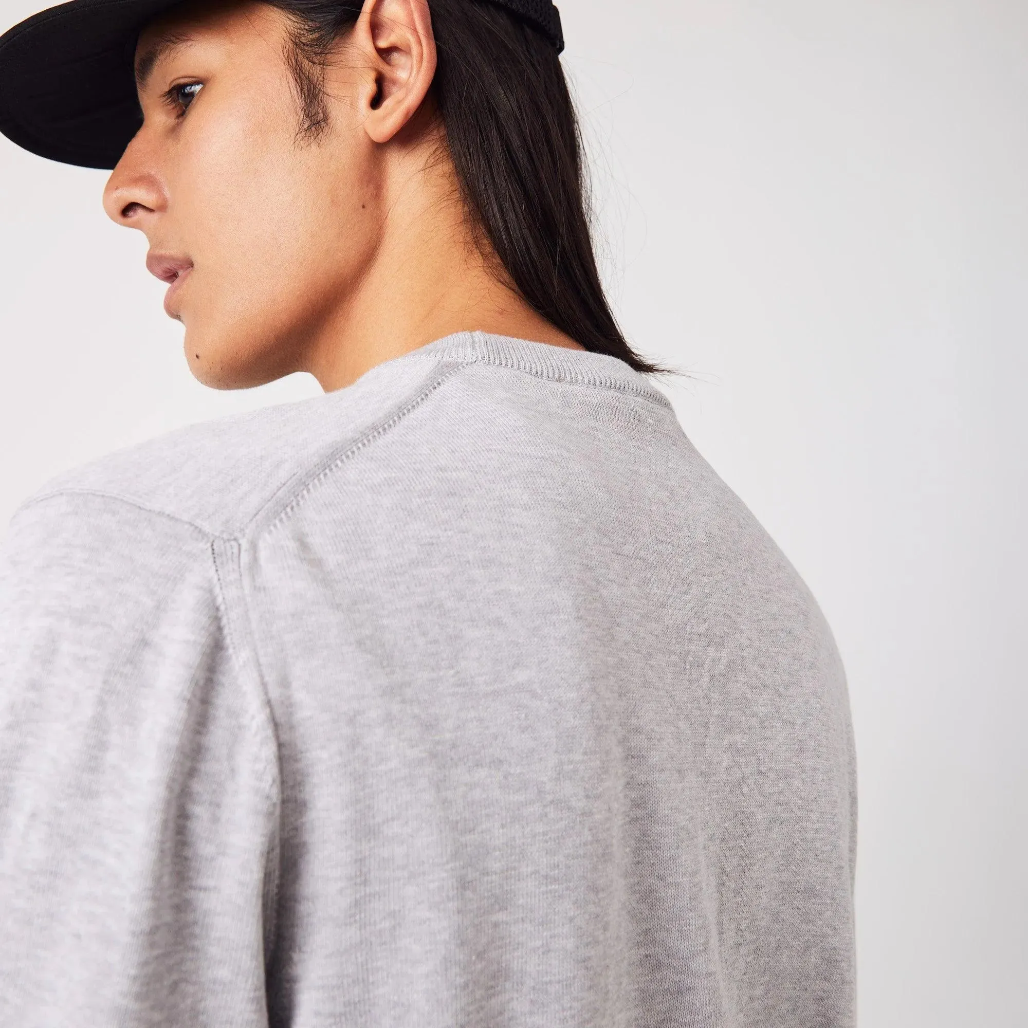 Jersey de hombre en algodón ecológico con cuello redondo