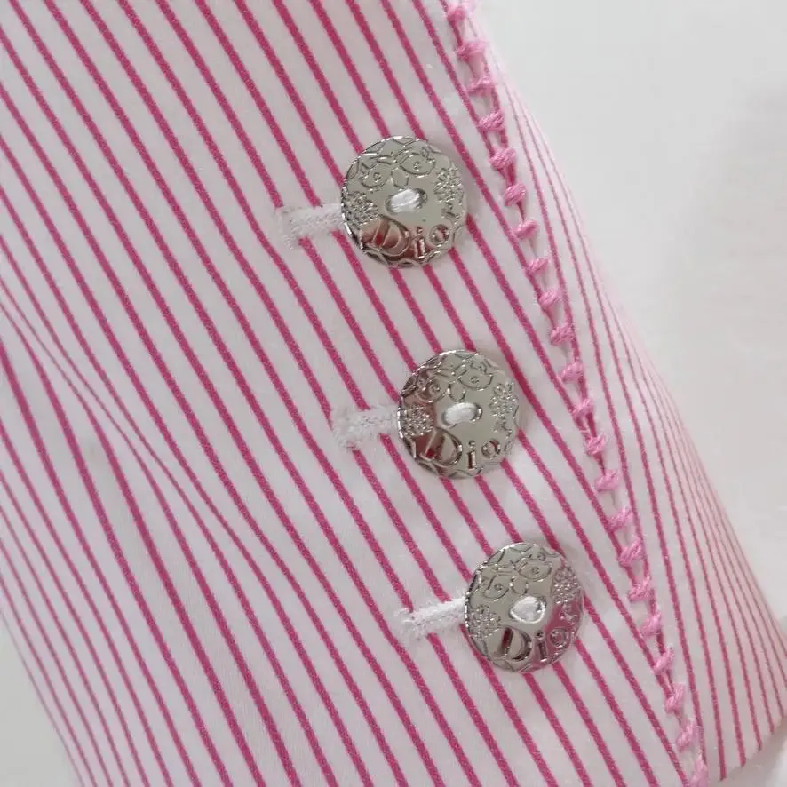 John Galliano era Christian Dior Pink Pinstripe Blazer