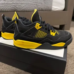 Jordan Kids Sneakers Black Yellow