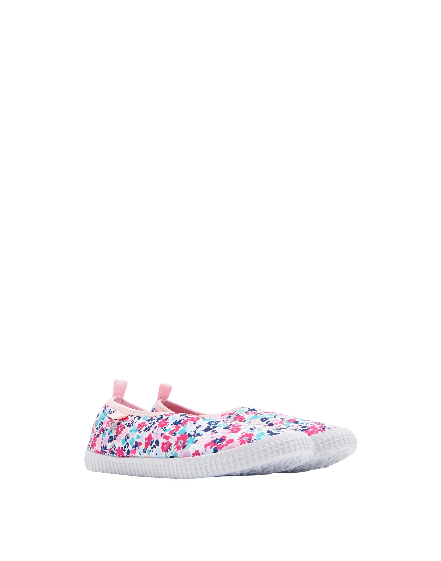 Joules Lightweight Aqua Pumps - Pretty Ditsy