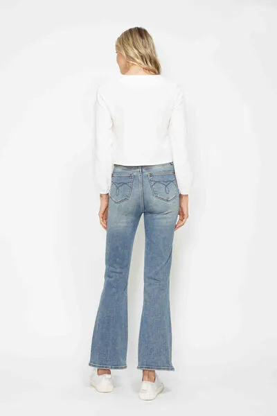 Judy Blue Tummy Control Back Embroidered Pocketed Bootcut Jeans *MULTIPLE INSEAMS